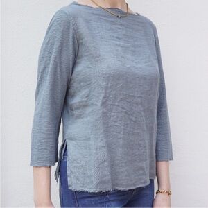 Cut Loose Linen Top